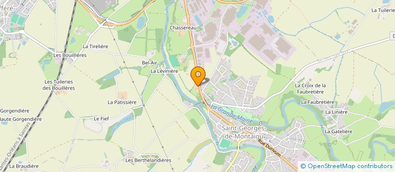 localisation de l'entreprise SCI CACAUD IMMOBILIER à MONTAIGU-VENDEE
