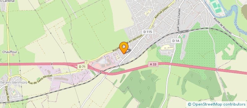 localisation de l'entreprise SCI CACCIATORE 2  SAINT-NICOLAS-DE-PORT