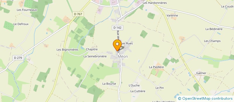 localisation de l'entreprise SCI CACH  NOYANT-VILLAGES