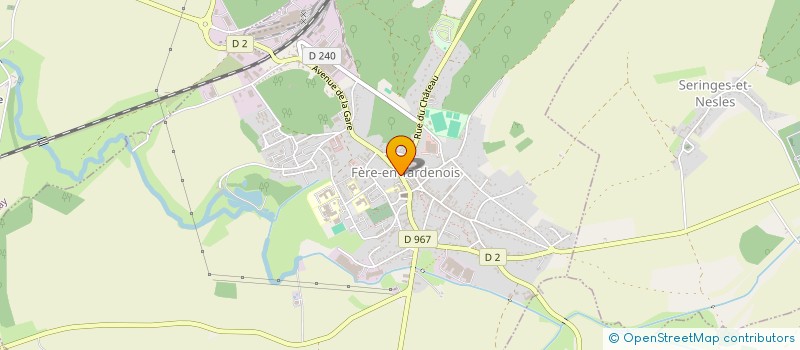 localisation de l'entreprise SCI CACH'IMMO, ABREGE: SCI CACH'IMMO  FERE-EN-TARDENOIS