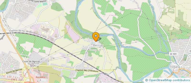 localisation de l'entreprise SCI CACHA  BERRIAC