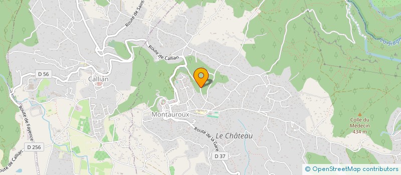 localisation de l'entreprise SCI CACHA  MONTAUROUX