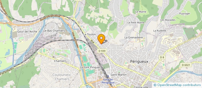 localisation de l'entreprise SCI CACHALAUD à PERIGUEUX