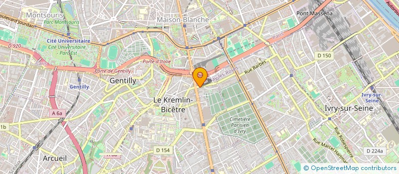 localisation de l'entreprise SCI CACHAN à LE KREMLIN-BICETRE