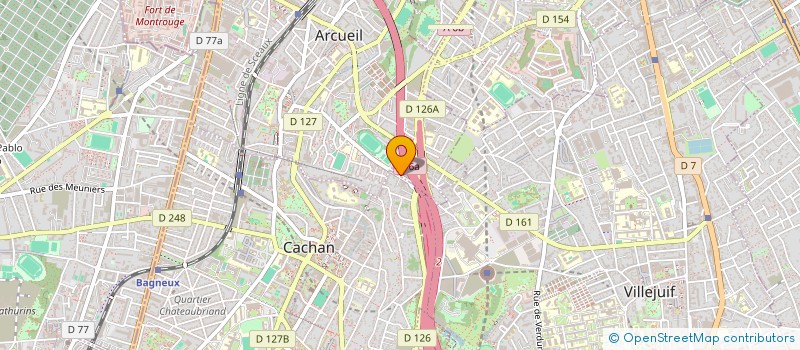 localisation de l'entreprise SCI CACHAN  ARCUEIL