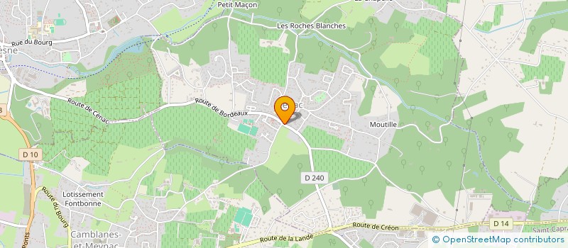 localisation de l'entreprise SCI CACHANGETOUT  CENAC