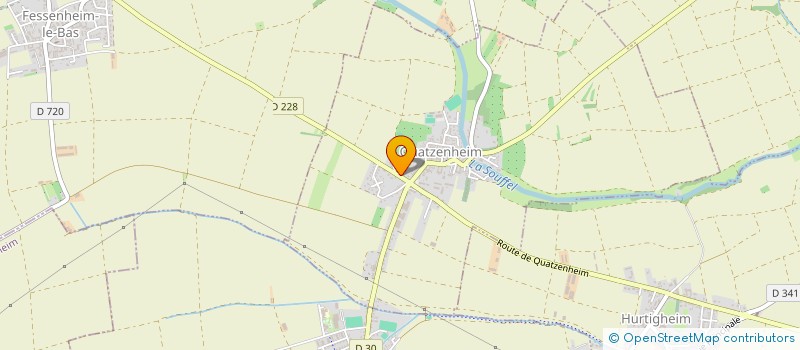 localisation de l'entreprise SCI CACHE  QUATZENHEIM