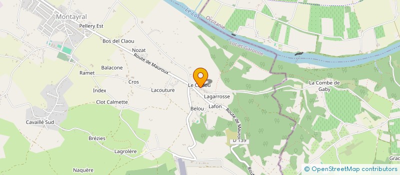 localisation de l'entreprise SCI CACHE MEGOT  MONSEMPRON-LIBOS