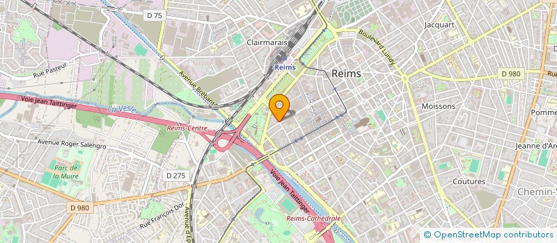 localisation de l'entreprise SCI CACHEMIRE  REIMS