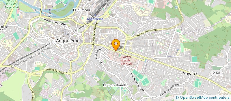 localisation de l'entreprise SCI CACHEPOUILLE à ANGOULEME