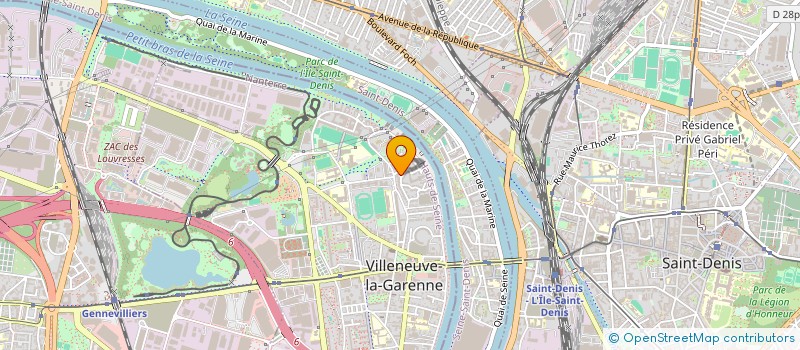 localisation de l'entreprise SCI CACHOEIRA à VILLENEUVE-LA-GARENNE