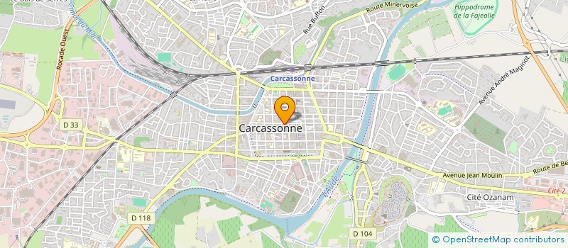 localisation de l'entreprise SCI CACHOU à CARCASSONNE