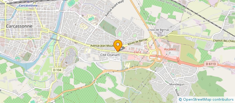 localisation de l'entreprise SCI CACHOU à CARCASSONNE