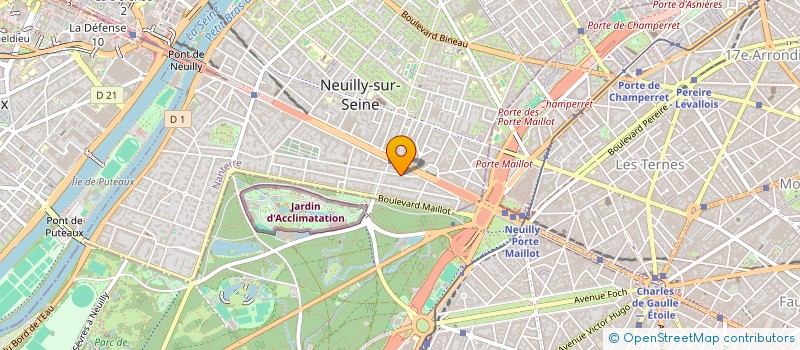 localisation de l'entreprise SCI CACHOU à NEUILLY-SUR-SEINE