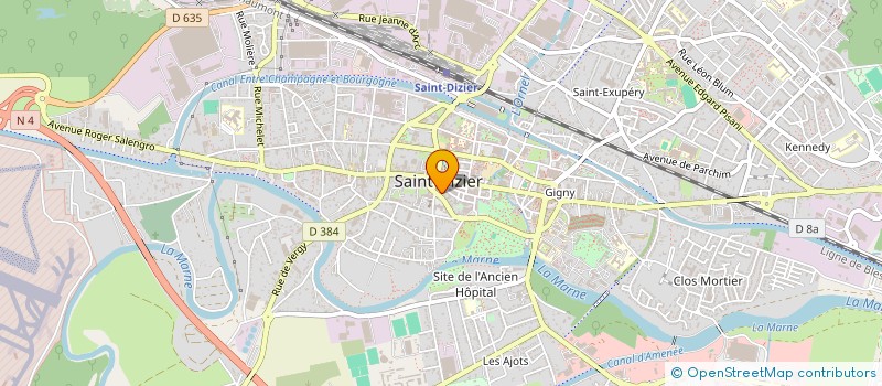 localisation de l'entreprise SCI CACHOULOU à SAINT-DIZIER