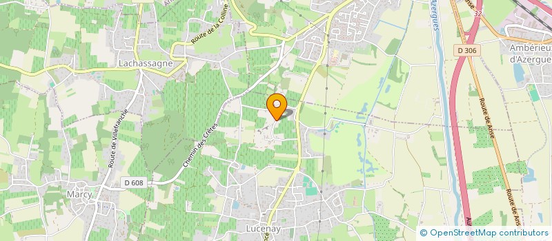 localisation de l'entreprise SCI CACHU  LUCENAY