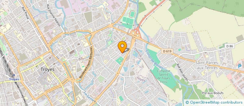 localisation de l'entreprise SCI CACILDA à TROYES