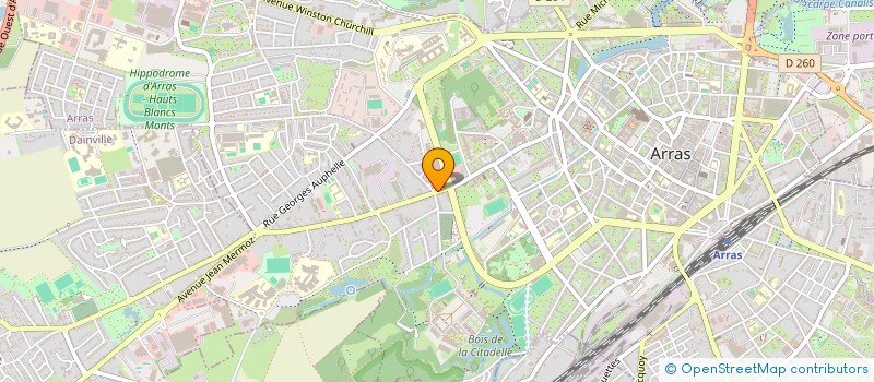 localisation de l'entreprise SCI CACO à ARRAS