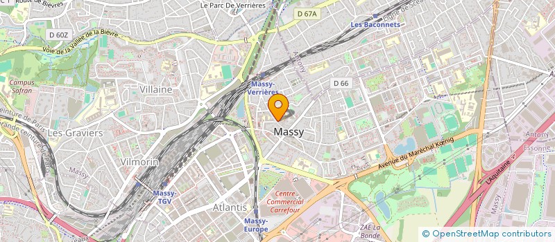 localisation de l'entreprise SCI CACO à MASSY