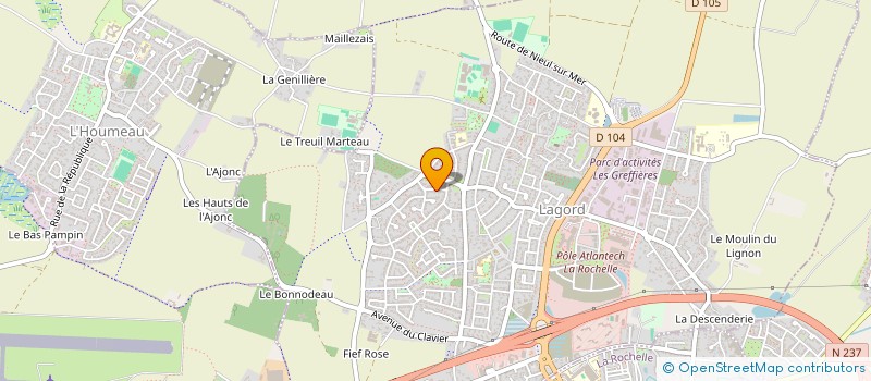 localisation de l'entreprise SCI CACRIOL  LAGORD