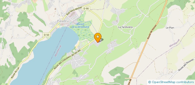 localisation de l'entreprise SCI CACTUS  MONTFERRAT