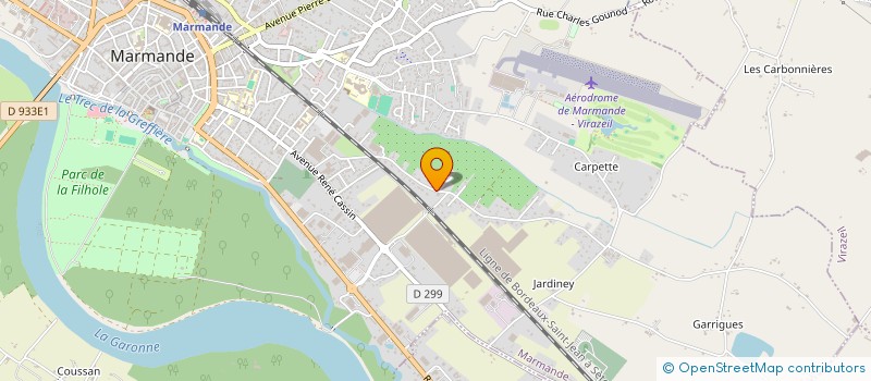 localisation de l'entreprise SCI CACTUS  MARMANDE