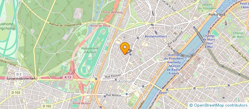 localisation de l'entreprise SCI CACY  PARIS