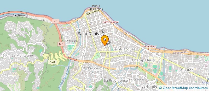 localisation de l'entreprise SCI CAD à SAINT-DENIS