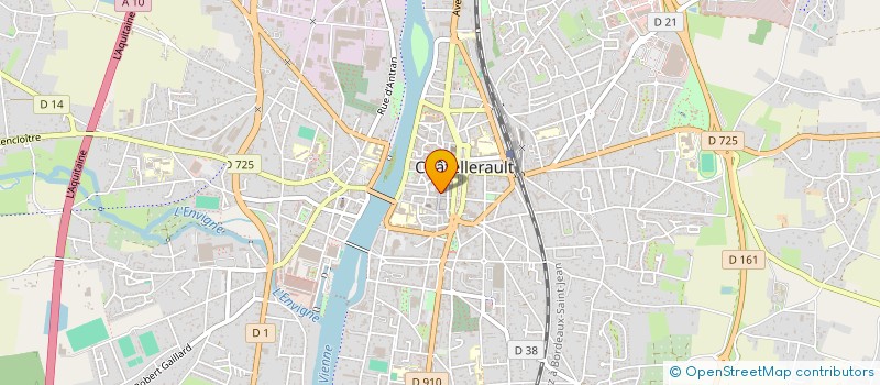 localisation de l'entreprise SCI CAD IMMO  CHATELLERAULT