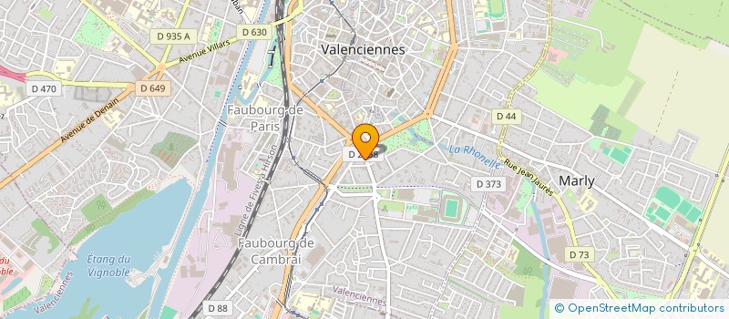 localisation de l'entreprise SCI CADA à VALENCIENNES