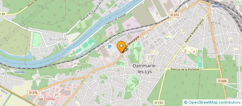 localisation de l'entreprise SCI CADA NDS à DAMMARIE-LES-LYS