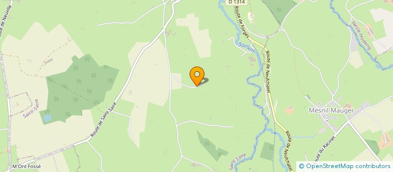 localisation de l'entreprise SCI CADABA  SAINT-SAIRE