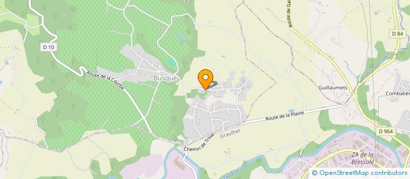 localisation de l'entreprise SCI CADALEN  BUSQUE