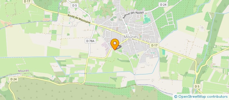 localisation de l'entreprise SCI CADAM  MOURIES