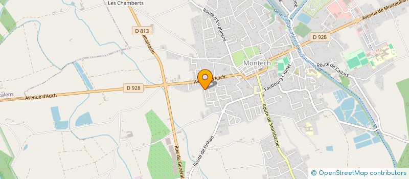 localisation de l'entreprise SCI CADAQUES 2018  MONTECH