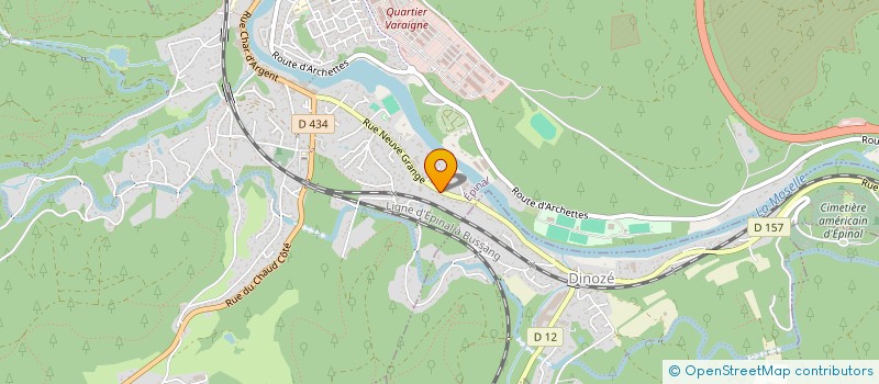 localisation de l'entreprise SCI CADATIOC à EPINAL