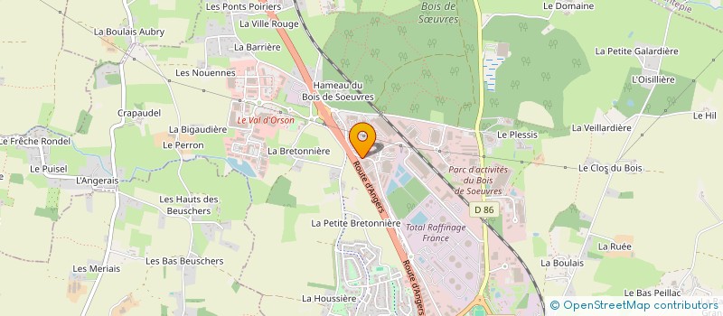 localisation de l'entreprise SCI CADAU II  VERN-SUR-SEICHE