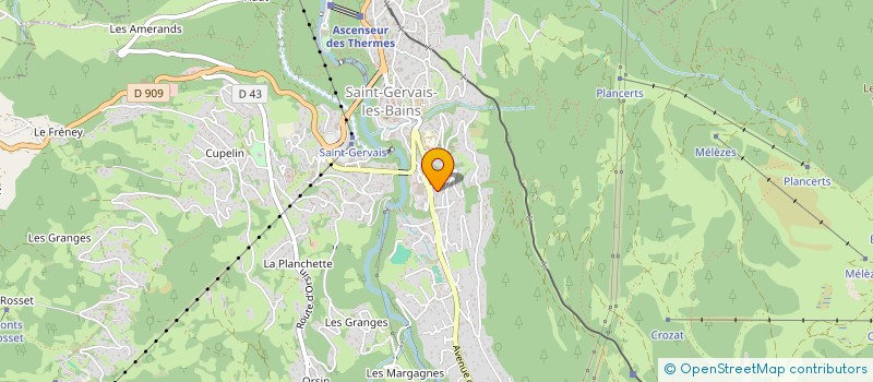 localisation de l'entreprise SCI CADCO  SAINT-GERVAIS-LES-BAINS