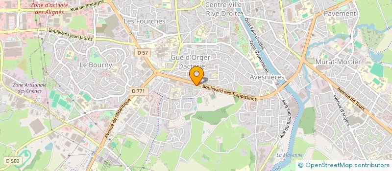 localisation de l'entreprise SCI CADE à LAVAL