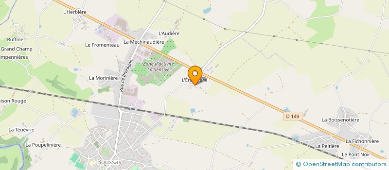 localisation de l'entreprise SCI CADE  BOUSSAY