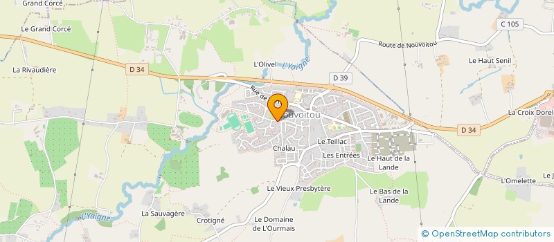 localisation de l'entreprise SCI CADEC  NOUVOITOU