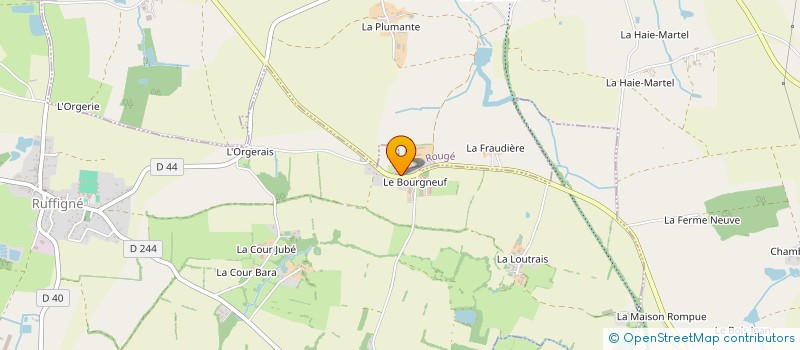 localisation de l'entreprise SCI CADEC  RUFFIGNE