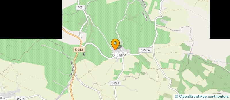 localisation de l'entreprise SCI CADEGI  CAILHAVEL