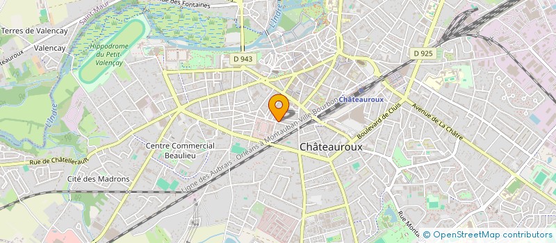 localisation de l'entreprise SCI CADELA à CHATEAUROUX