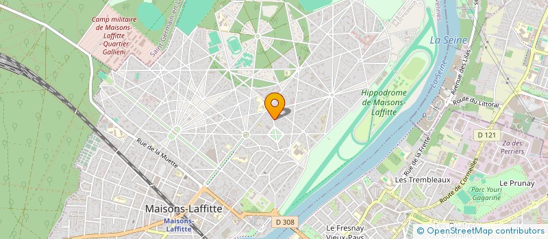 localisation de l'entreprise SCI CADEMM  MAISONS-LAFFITTE