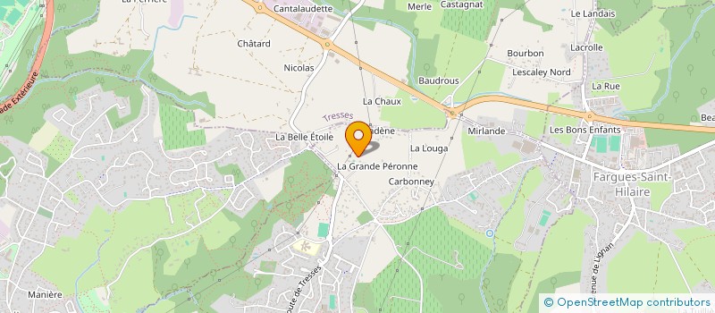 localisation de l'entreprise SCI CADENE  CARIGNAN-DE-BORDEAUX