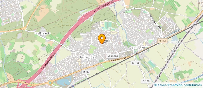 localisation de l'entreprise SCI CADENET  BAILLARGUES