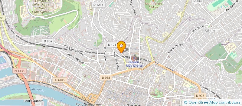 localisation de l'entreprise SCI CADENNES à ROUEN