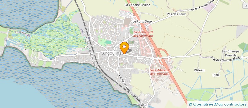 localisation de l'entreprise SCI CADERE  ANGOULINS