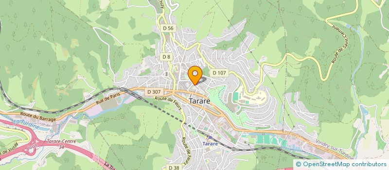 localisation de l'entreprise SCI CADET  TARARE